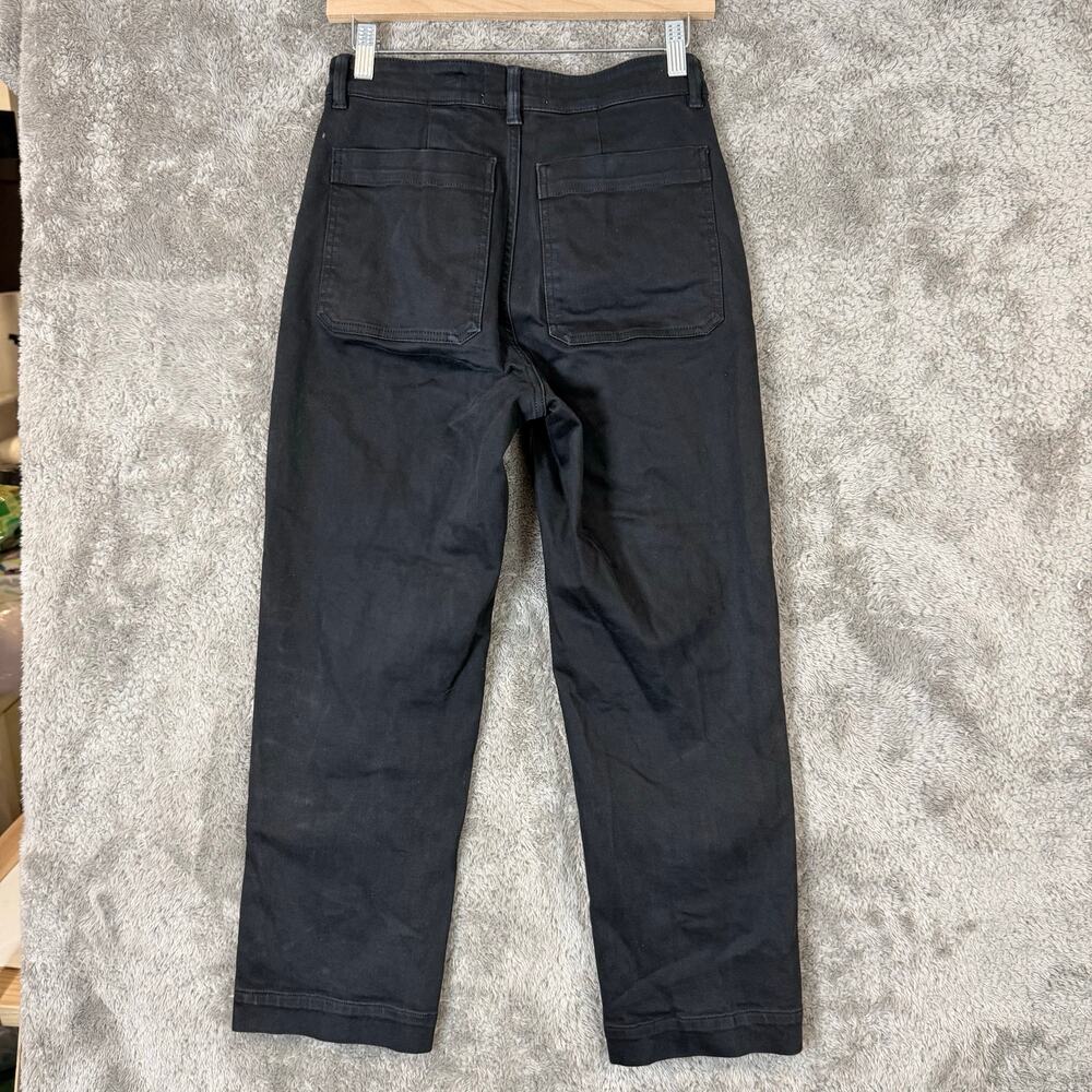 Everlane Size 2 Black Cropped Straight Regular Jeans - Picture 3 of 9